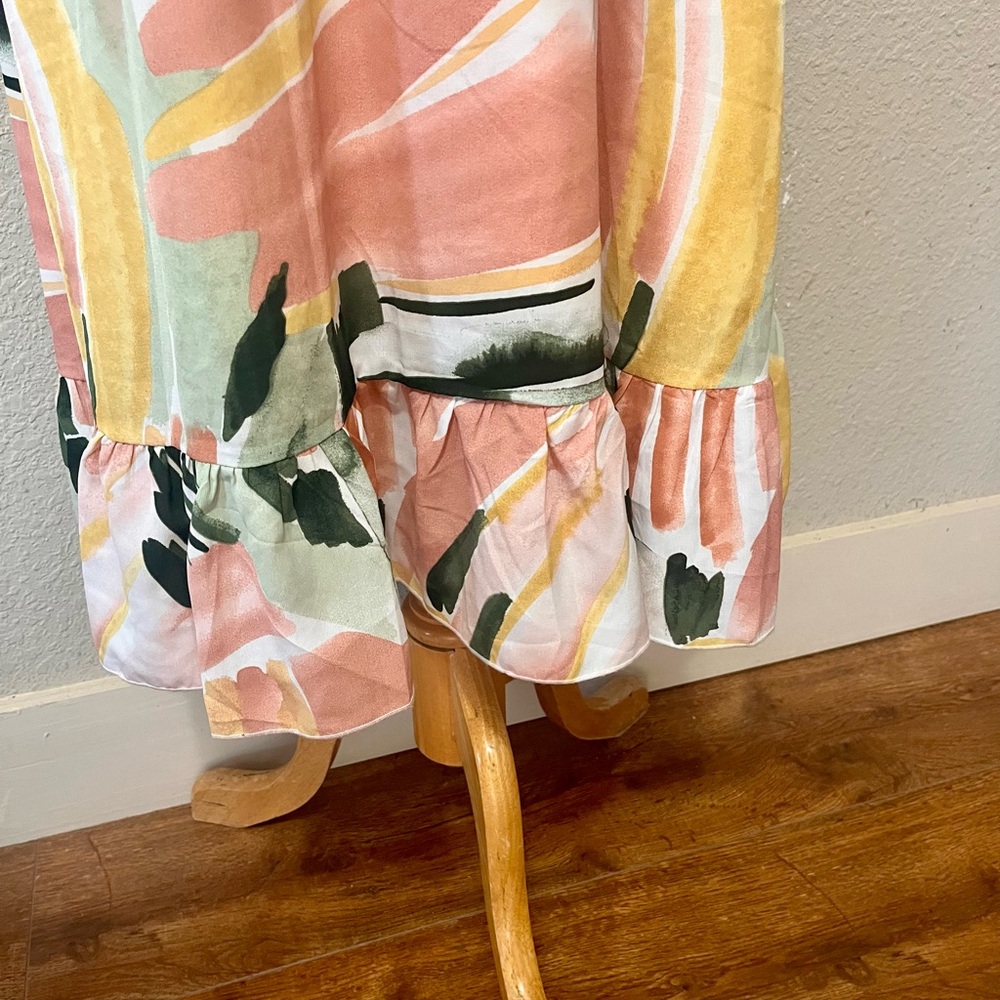 Simplee Apparel Colorful Abstract Midi Dress - Picture 6 of 11